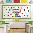 Classroom Bulletin Board Decoration Set Wall or Door Kindness Decor Colorful Confetti Classroom Decorations for Kindergarten PreSchool Elementary and Middle School(Throw Kindness Like Confetti)