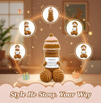 Positive Crochet Stuffed Animals,Emotional Support Plushies,Funny Things Weird Stuff Dolls Presents for Men Boyfriend Husband