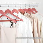 TOPIA HANGER American Red Cedar Wooden Hangers 18 Pack, Clothes Hangers for Closet, Wood Suit Hangers with Smooth Cut Notches, 360°Flexible Hook, Non-Slip Pants Bar(Natural)- CT22C
