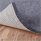 Non Slip Rug Pad Grippers - 6x9 Ft, 1/4" Thick, Felt + Rubber Double Layers Area Carpet Mat Tap, Provides Protection and Cushioning for Hardwood or Tile Floors