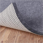 Non Slip Rug Pad Grippers - 9x12 Ft, 1/4" Thick, Felt + Rubber Double Layers Area Carpet Mat Tap, Provides Protection and Cushioning for Hardwood or Tile Floors
