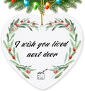 Jocidea Friendship Christmas Decorations - Sentimental Gifts for Women, Bridesmaid, Birthday, Long Distance Friends - Xmas Present