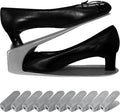 One-Piece Shoe Slot Organizer 10 Pack, Space-Saving Stackers for Closet, Entryway & Shoe Rack | No Assembly Needed