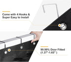MISSLO 35 Large Pockets Over the Door Shoe Rack for Door Sturdy Oxford Over the Door Shoe Organizer Closet Hanging Shoe Holder Hanger