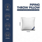 Utopia Bedding Throw Pillow Inserts (Pack of 4, White), 12 x 12 Inches Decorative Indoor Pillows for Sofa, Bed, Couch, Cushion Sham Stuffer