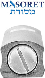 3-Piece Aluminum Door Mezuzah Cases: Special Profile, No Holes, 4-Inch 10cm Hebrew Parchment Scroll Holder Boxes