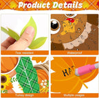 Thanksgiving Turkey Bulletin Board Decorations Set Thanksgiving Classroom Decorations Gobble Up God’s Word Fall Pumpkin Maple Leaf Cutouts for Autumn Harvest Christian Religious School Wall Decor