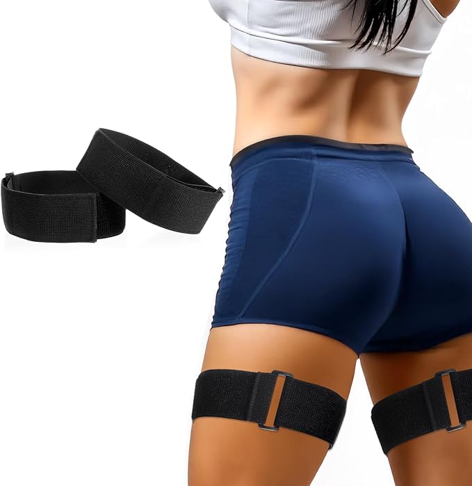 2 Pcs Occlusion Bands Glutes Hip Building Blood Flow Restriction Bands BFR Bundle Booty Bands Best Fabric Resistance Bands for Women Exercising Your Butt Squat Thigh Fitness