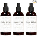 Muse Apothecary Flush Ritual - Aromatic & Refreshing Toilet Spray, Use Before You Go, 2 oz, Infused with Natural Essential Oils - Tonka Bean + Amber + Warm Cedarwood, 3 Pack