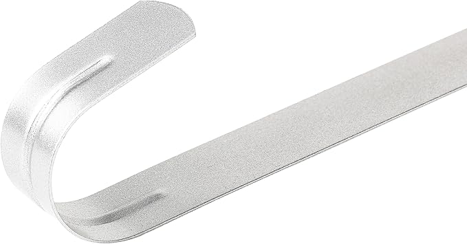 Wreath Hanger for Front Door, Slim Over The Door Hook, Easy to Use and Reusable Holiday Wreath Holder for Christmas, Thanksgiving, Halloween and Daily Décor (12" Silver, 2)