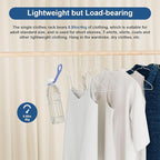 SPECILITE Wire Metal Clothes Hangers Bulk 50 Pack for Standard Size Suits, Coats, Shirts, Pants, Skirts, Space Saving, Non Slip,16 Inch 12 Gauge Ultra Thin, White