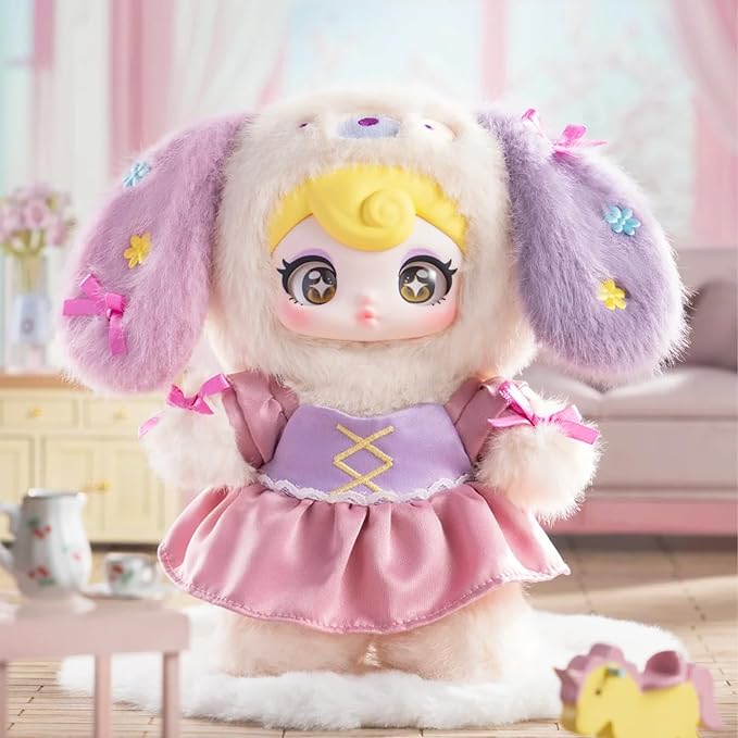 CALEMBOU Plush Blind Box, Kawaii Sunycoco Rebel Sweetheart Series Stuffed Blind Box Doll, Kawaii Mystery Vinyl Plush Toys Collectible for Birthday Gift