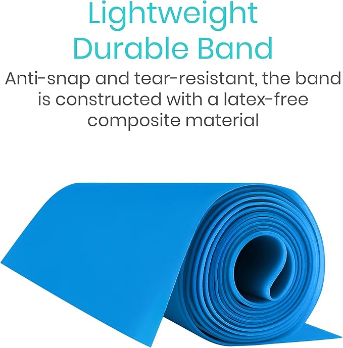 Vive Resistance Bands for Working Out (5 Pack) - Exercise & Workout Resistance Kit - Stretch, Elastic Loop Bands for Physical Therapy, Pilates, Yoga & Gym, for Men & Women