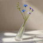 Mini Gradient Glass Vase, Exquisite Desktop Decorative Vase, Pro Glass Replacement (Purple)