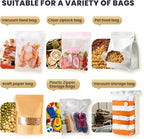 TAILI Plastic Heavy Rolling Slide Clip Seal Grip Air Tight Accessories for Vacuum Storage Space Saver Bags