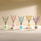 COCORRÍNA Reed Diffuser - Tuscan Orange 6.7 fl oz Reed Diffuser with Sticks, Home Bedrrom Bathroom Shelf Decor