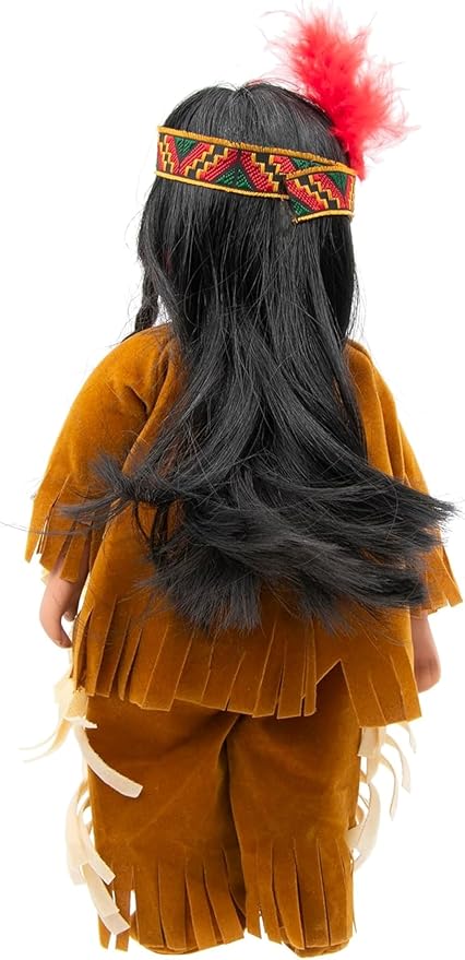 Native American Doll Magena 10-Inch Porcelain Doll