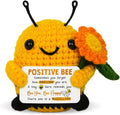 OASSIE Thank You Gifts for Women Men - Handmade Positive Animals Bee Crochet - Birthday Appreciation Gifts for Teacher Nurse Coworker Boss Friend, Retirement Gift for Woman