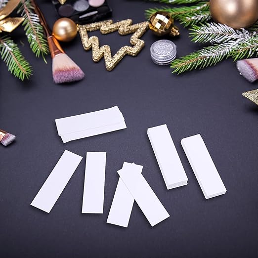 Landhoow 800 Pcs Perfume Essential Oils Tester White Test Strips Testing Perfume Paper Strips Testers Strips for Essential Oil Scent Fragrance Widened 3.94 x 1.18 Inches