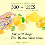 Clean-n-Fresh Toilet Spray, Variety Pack of 3 - Citrus/Lavender/Hibiscus, Bathroom & Toilet Odor Elimination, Travel Size 1.7 Fl Oz Each, Total 5.1 Fl Oz
