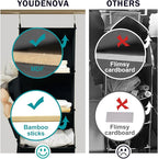 YOUDENOVA Hanging Closet Organizers and Storage, 6-Shelf Hanging Closet Shelves, Black | Storage