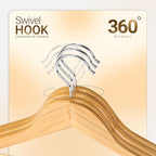 Utopia Home Premium Wooden Hangers 90 Pack - Durable & Slim Coat Hanger - Suit Hanger with 360-Degree Rotatable Hook - Wood Hangers with Shoulder Grooves (Natural Color)