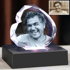 3D Crystal Photo, Personalized Gifts for Women, Wife, Her, Him, Men, Husband,Mom,Custom Photo Gifts,Personalized Birthday, Anniversary, Memorial Gift