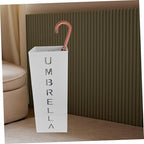 Metal Umbrella Bucket Stand Long Umbrella Storage Rack Home Decorative Holder