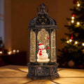 Extra Large Christmas Snow Globes Christmas Lantern, 12.99" Musical Snow Globe with 8 Songs, Snowman Snowglobes for Kids Adults, 6H Timer Dual Power, Lighted Christmas Decorations Indoor Gifts