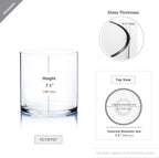 WGV Cylinder Vase, Width 7", Height 7", Clear Wide Large Diameter Flower Glassware, Floral Container, Planter Terrarium for Wedding Party Event, Home Accent Decor, 1 Piece