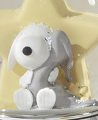 Reed and Barton Home Decor, Little Snoopy Musical Water Globe, Made from Metal & Glass, Room Decor, Plays Rock-A-Bye Baby, Snow Globe, Kids Gift, Decorations, Snoopy Design (Silver & White, 1 Piece)
