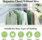Wire Metal Clothes Hangers Bulk 50 Pack, 16 Inch 12 Gauge Standard Size, Slim Space Saving for Coat Suits Shirts Pants Skirts, Non Slip, Silver
