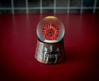Supernatural Join The Hunt Anti-Possession Symbol Light-Up Mini Adult Snow Globe with Glitter Display | 2.75 Inches Tall