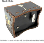 Pursuestar Wind Up Music Box - Dreaming, Vintage Engraved Wood Mechanism Musical Gifts for Mother's Day Valentine's Day Anniversary Christmas Thanksgiving