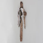 BC Home Decor Angel Wings Crosses Wall Décor, 12" H Angel Decoration Gifts For Women, Rustic Decor Style, Inspirational Wall Sculpture, Hand Painted by Buildclassic