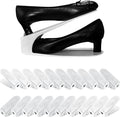 One-Piece Shoe Slot Organizer 20 Pack, Space-Saving Stackers for Closet, Entryway & Shoe Rack | No Assembly Needed