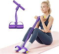 Multifunctional Pedal Resistance Band with Handle,4/6/8 Tubes for All Weights,Upgrade Heavy-Duty TPE Tubes with 300% Stretch for Full Body Workouts.