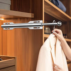 FIRJOY 12" Valet Rod for Closet Pull Out (1 Pack, Chrome)