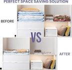 TAILI 6 Pack Vacuum Storage Bags, XXL Jumbo (47x39 Inch), Vacuum Sealed Bags for Comforter and Blankets, Bedding, Clothing, Giant Space Saver Bags for Huge Stuffed Toy