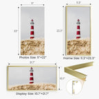 11x22 Aluminum Metal Picture Frame,Tempered Glass Gold Photo Frame 11x22 for Family Photo,Posters,Art,Document to Wall Mount Horizontally or Vertically