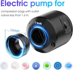 Vacuum Storage Bags Electric Air Pump, Dual-Interface Design Compatible With Various Vacuum Seal Bags For Clothing/Quilts/Blankets