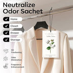 MYARO 12 Packs Scent Sachets for Closet Clothes Storage - White Cotton Fragrance Long Lasting Home Air Freshener Odor Deodorizer