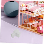 Mini Villa Model Realistic Ornament for Sand Table Decor for Architectural Collectibles Dollhouse Accessories and Landscape Displays