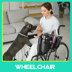 Beach Chair Arm Organizer Wheelchair Side Bag Camping Chair Side Organizer Caddy Storage Bag for Wheelchair/Beach Chair/Camping Chair Arm Accessories for Magazine/Tablet/Drinks