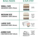 Vacuum Storage Bags with Electric Pump, Space Saver Vacuum Seal Bags with Pump, Sealer Compression for Clothes, Comforters, Blankets, Bedding, 10 Large