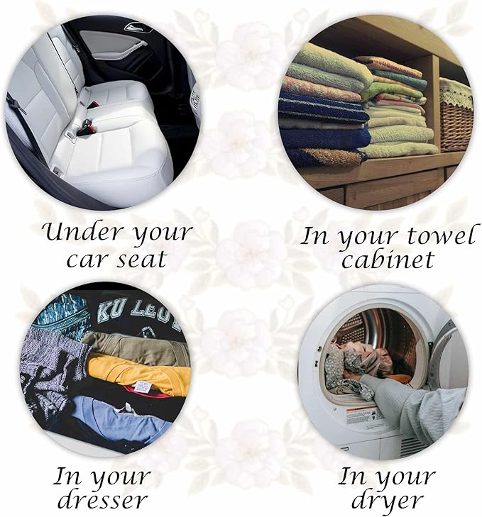Tyler Candle Entitled Dryer Sachets, 8 Glamorous Reusable Sachets, 2 Pack (4 per Pack) Bundle with Lumintrail Stain Remover Pen, Home Laundry Softener Sheets, Scent for Clean Fabric Detergent Beads
