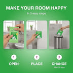 Godrej Aer Power Pocket Lavender Bloom Bathroom Fragrance 10 g, 6-Pack, Green