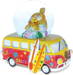 COTA Global Van with Sea Turtle Snow Globe - Water Globe Figurine with Sparkling Glitter, Collectible Novelty Ornament for Home Decor, for Birthdays, Christmas, and Valentine's Day - 65mm