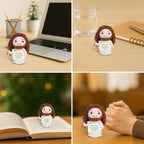 Baptism Gifts for Girls Boys Christian Jesus Crochet Doll - First Communion Confirmation Religious Gifts for Women Men Faith Keepsake Christening Easter Christmas Spiritual Gift God Blessing Decor