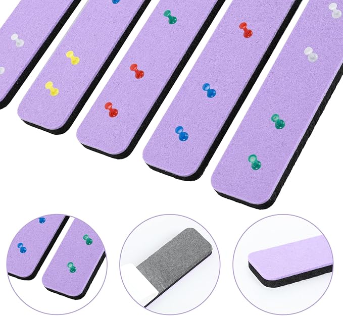 Bulletin Board Cork Board Cork Boards for Walls Cork Board for Office Pin Board Bulletin Boards for Walls (Light Purple)